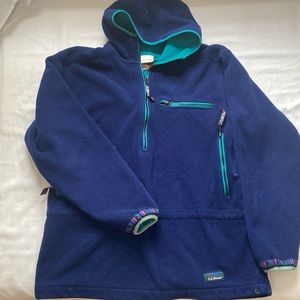 Vintage LL Bean Fleece Hoody